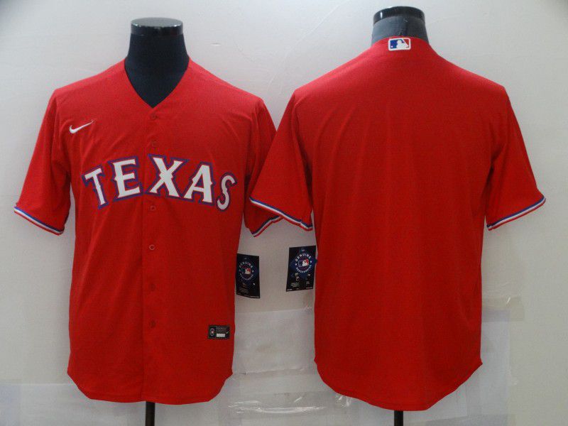 Cheap Men Texas Rangers Blank Red Game Nike MLB Jerseys